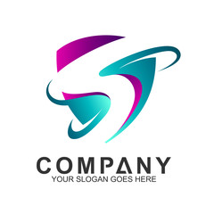 shield letter S logo, abstract S for shield logo, sport shield vector, shield with letter S