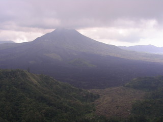 Mount Batur Kintamani Volcano and Nearby Hills