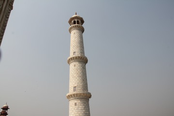 One Minaret of Taj Mahal
