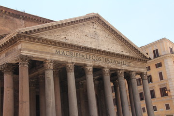 Naklejka premium Pantheon Close view in Italy
