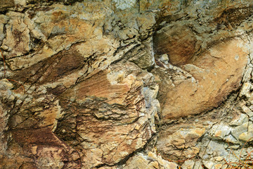 Naklejka na ściany i meble close-up texture of the rock. Use for background