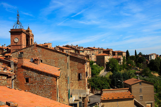 Monteleone d' Orvieto (TR), Italy - May 27, 2016: Monteleone d' Orvieto village, Orvieto, Terni, Umbria, Italy