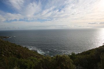 Kogel Bay on the east side of the Alantic ocean about 15 Km from Gordons bay 40 Km from Cape Town, South Africa