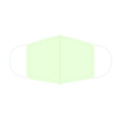 The green hexagon mask protect from dust,pollen and germ