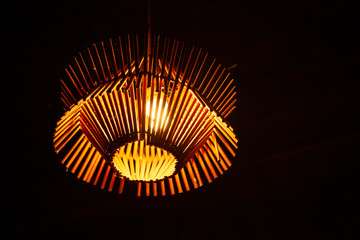 wooden lamp