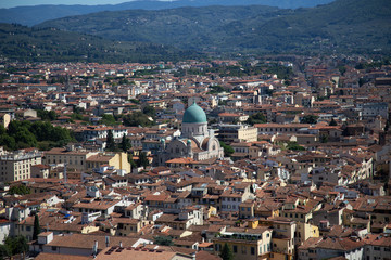 Fototapeta na wymiar Beautiful view of the Cattedrale of the Santa Croce in Firenze