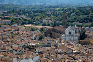 Fototapeta premium Beautiful view of the Cattedrale of the Santa Croce in Firenze