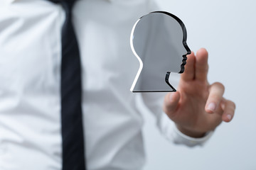 Mind, brain power and energy concept.