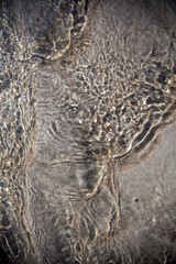 abstract water formations on the beach