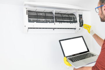 Aircondition service and maintenance, fixing AC unit and cleaning the filters. Diagnostics with...