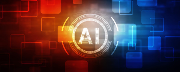 2d rendering Artificial Intelligence (AI) concept