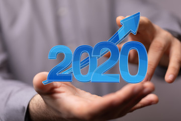 year 2020 business solution concept