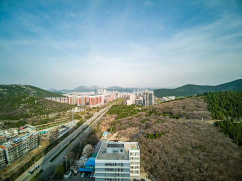 View From China Overseas Plaza In 2nd Ring Road, Jinan