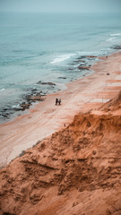 horse riding on the beach