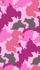 Pink camouflage - seamless pattern.