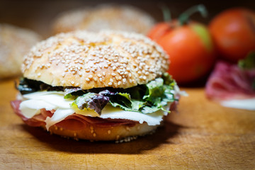 Panino con salumi