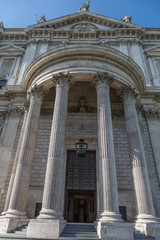 Saint Paul's Cathedral: Door, External Lantern and Columns, London