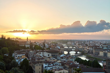 panoramic view of florence