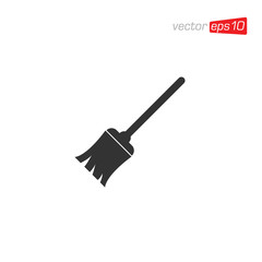 Broom Cleaning Icon Design Vector