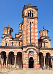 Fototapeta na wymiar St Marks Church, Belgrade, Serbia