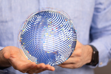 Holding Business World connection digital.