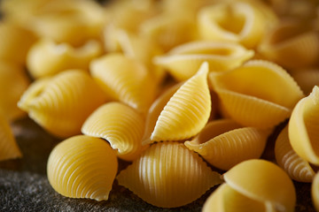 Dried conchigile pasta