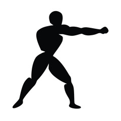 Boxer icon vector