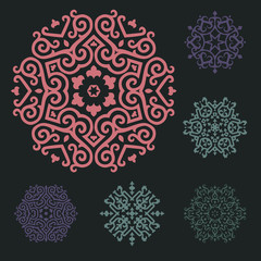 Caucasian ornament symbols