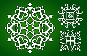 Caucasian ornament symbols