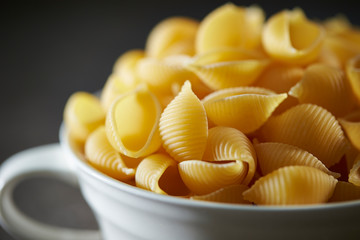 Dried conchigile pasta