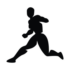 Runner icon vector