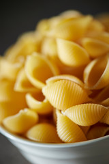Dried conchigile pasta