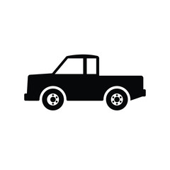 Pick up truck icon vector