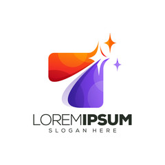 star logo design vector illustration