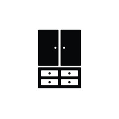 Cabinet icon vector