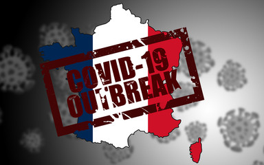 Covid-19 virus outbreak in France