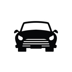 Car front icon vector