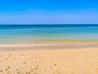 Turquoise water of Andaman sea in Thailand