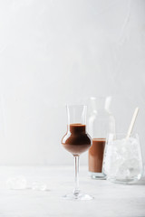 Sweet chocolate liqueur