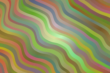 Green, yellow, purple and brown stripes or line abstract vector background. Simple pattern.