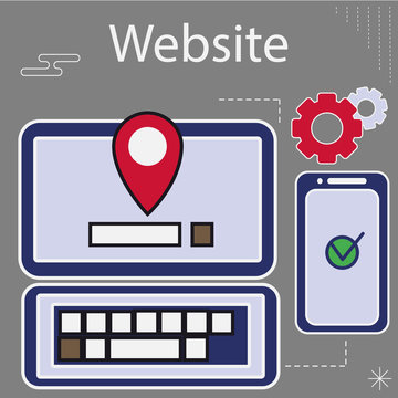 Website vector icon