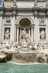 Fototapeta na wymiar Fontana de Trevi, Rome, Italy