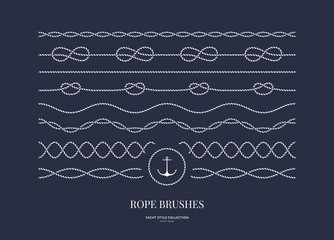 Nautical rope frames and bordes - 330722431