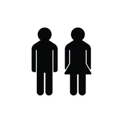 Toilet sign icon vector