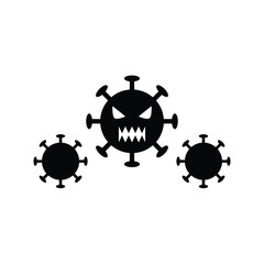Virus icon vector