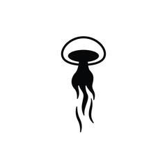 Jellyfish icon vector