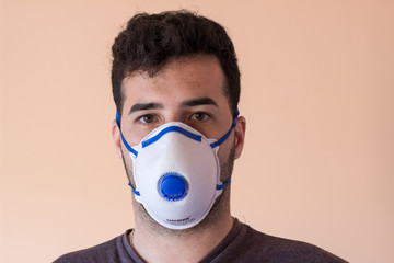 girl with mask to prevent corona virus