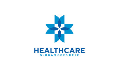 health and medical logo design elegant and simple concept 