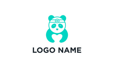 doctor animal logo design for medical, pet and health business