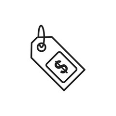 Label icon template black color editable. Label icon symbol Flat vector illustration for graphic and web design.